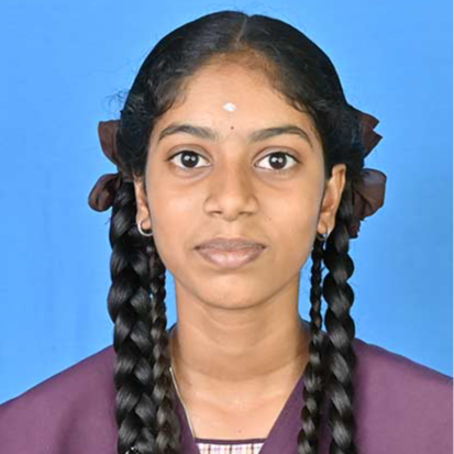 VALARMATHI V, 10 STD top achiever