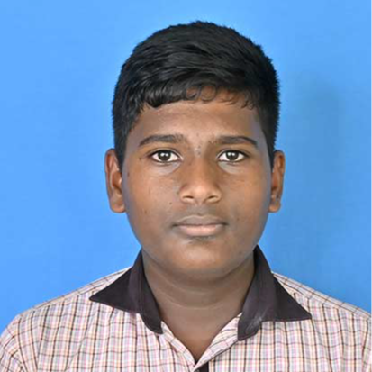 DHARINISH V, 10 STD top achiever