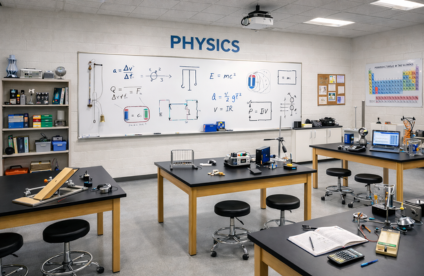 Physics laboratory facility at SRK School