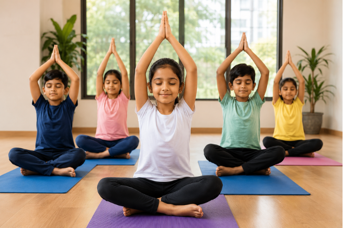Yoga and wellness activities for students